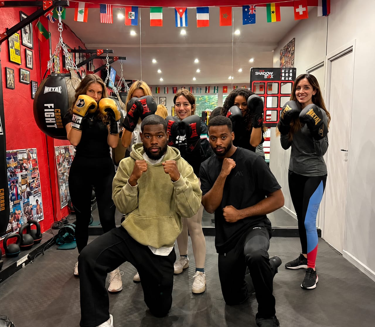 Le cours de boxe Amazones au Spartan Boxing Club
