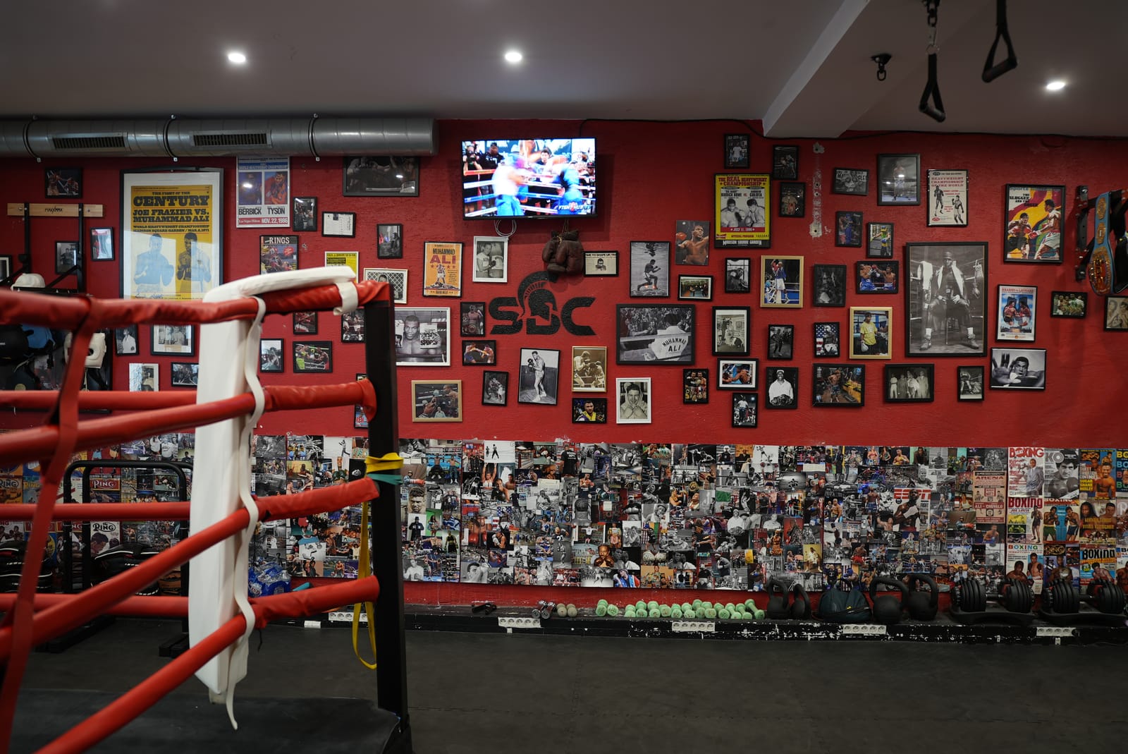 Spartan Boxing Club interior